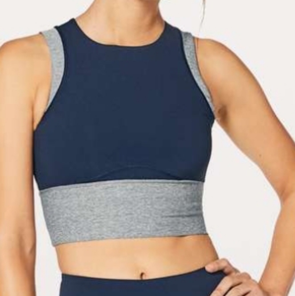 Lululemon Kick Swerve Crop Top/Long Line Top